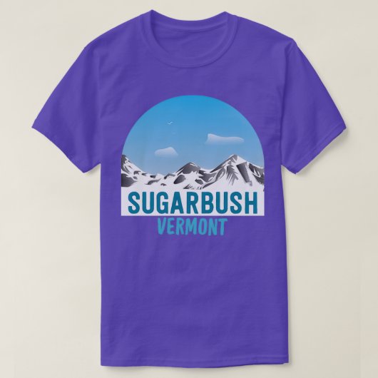 Sugarbush Vermont Mountains Adventure T-shirt (Design voorkant)