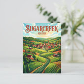 Sugarcreek USA Briefkaart (Staand voorkant)