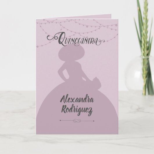 Sugared Plum Paars Charro Silhouette Quinceanera (Voorkant)