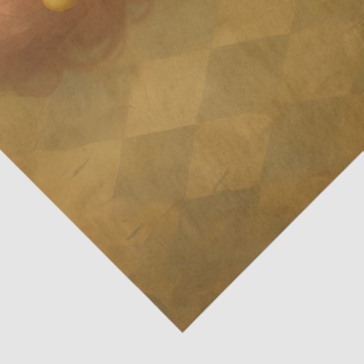 Sugared Silence – Pastel Macaron Rococo Fantasy Tissuepapier (Detail)