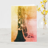 Sugaree Dog Wenskaart Kaart (Gele Bloem)