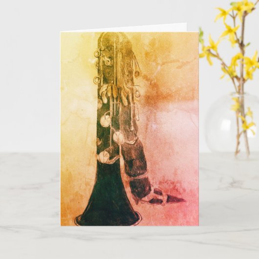 Sugaree Dog Wenskaart Kaart (Gele Bloem)