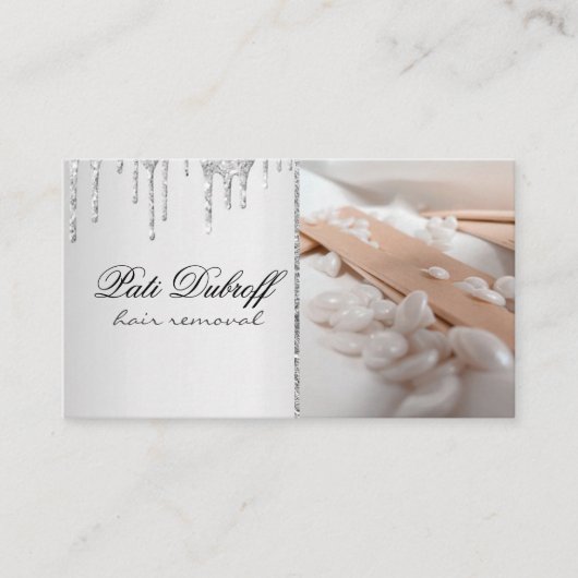 Sugaring ontharing Sugaring Schoonheidssalon Spa Visitekaartje (Voorkant)