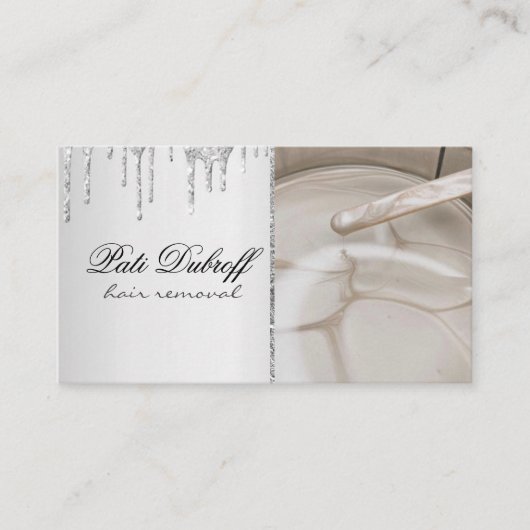 Sugaring ontharing Sugaring Schoonheidssalon Spa Visitekaartje (Voorkant)