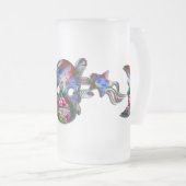 Sugarland Psychedelic Grinnin' Skull Mexicano Matglas Bierpul (Voorkant rechts)