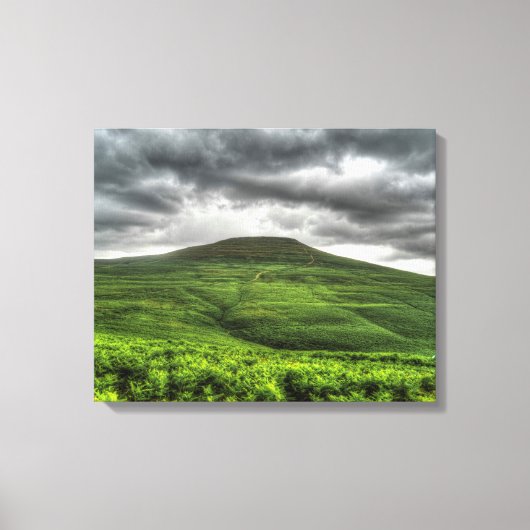 Sugarloaf berg in Wales Canvas Print (Voorkant)