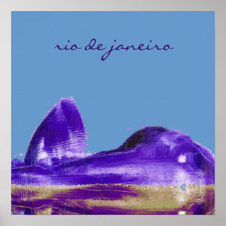Sugarloaf berg Rio JR Poster