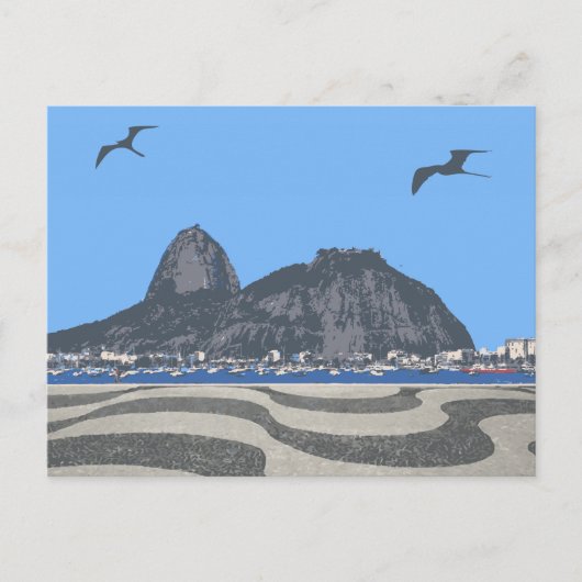 Sugarloaf-gebergte, Rio Briefkaart (Voorkant)