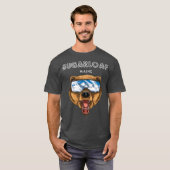 Sugarloaf Maine Grizzly Ski Gift T-shirt (Voorkant volledig)