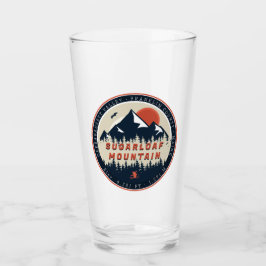 Sugarloaf Maine Mountain Retro  60s Ski Glas