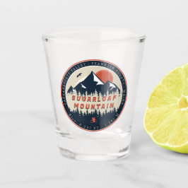 Sugarloaf Maine Mountain Retro  60s Ski Shot Glas