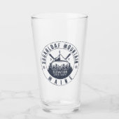Sugarloaf Maine Mountain  Ski Souvenir Glas (Voorkant)