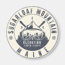 Sugarloaf Maine Mountain  Ski Souvenir