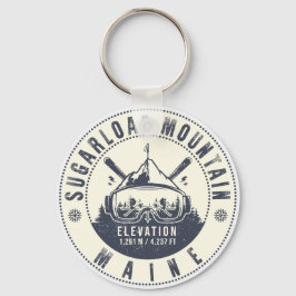 Sugarloaf Maine Mountain  Ski Souvenir Sleutelhanger