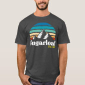 Sugarloaf    MaineSki Resort 1980s Retro T-shirt (Voorkant)
