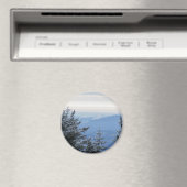 Sugarloaf Mountain aan de horizon in Maine Magneet (Insitu (Vaatwasser))