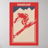 Sugarloaf Mountain in Maine - Ski Poster (Voorkant)