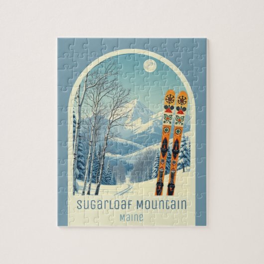 Sugarloaf Mountain Maine Ski Resort spel  Legpuzzel (Verticaal)