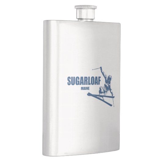 Sugarloaf Mountain Maine Skier Flacon (Rechts)