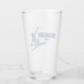 Sugarloaf Mountain Maine Skier Glas (Achterkant)