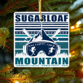 Sugarloaf Mountain Maine  Skiing Souvenirs Keramisch Ornament