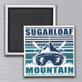 Sugarloaf Mountain Maine  Skiing Souvenirs Magneet