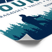 Sugarloaf Mountain Maine  Skiing Souvenirs Poster (Hoek)