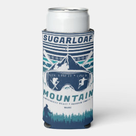 Sugarloaf Mountain Maine  Skiing Souvenirs Seltzer Blikjeskoeler