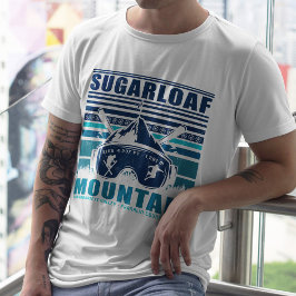 Sugarloaf Mountain Maine  Skiing Souvenirs T-shirt