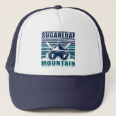 Sugarloaf Mountain Maine  Skiing Souvenirs Trucker Pet (Voorkant)