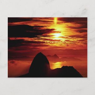 Sugarloaf Mountain, Rio de Janeiro, Brazilië Briefkaart