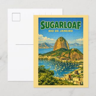 Sugarloaf Mountain Rio de Janeiro Brazilië cadeaus Briefkaart