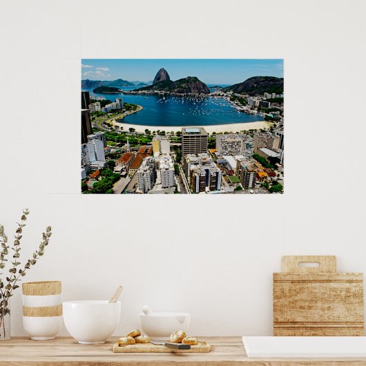 Sugarloaf Mountain Rio de Janeiro Poster (Keuken)