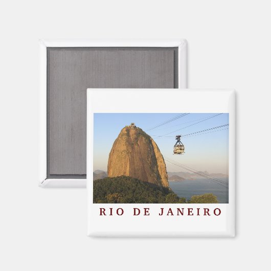 "Sugarloaf, Rio de Janeiro" magneet (Voorkant / Achterkant)