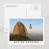 "Sugarloaf, Rio de Janeiro" postcard Briefkaart (Voorkant / Achterkant)