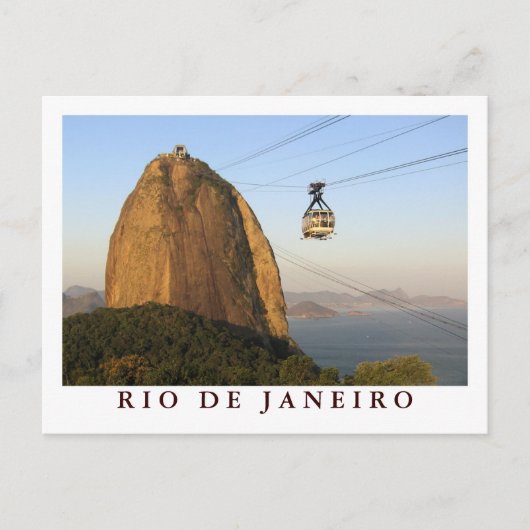 "Sugarloaf, Rio de Janeiro" postcard Briefkaart (Voorkant)