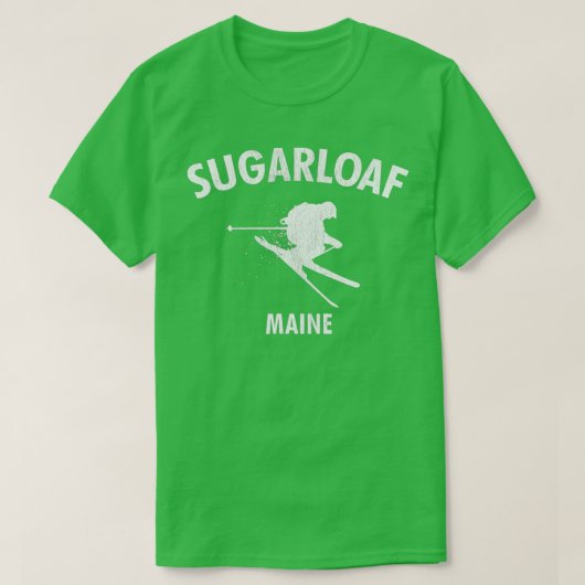 Sugarloaf Skiing Ski Maine Gift T-shirt (Design voorkant)