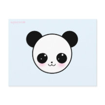 sugarparade Panda-chan Aqua Briefkaart