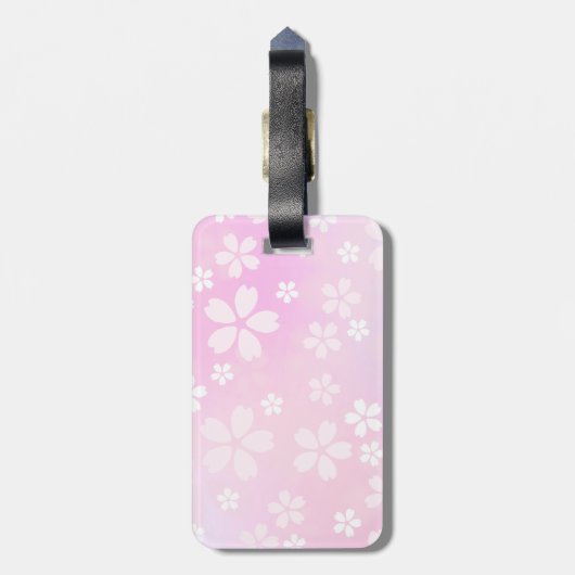 sugarparade Sakura Bloom Bagagelabel (Achterkant verticaal)