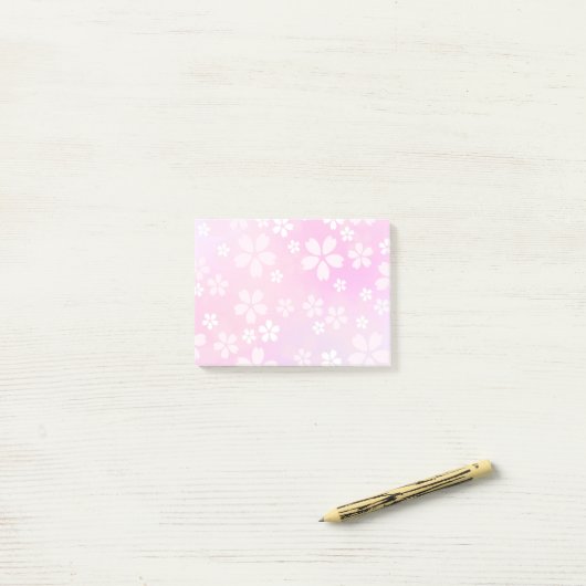 sugarparade Sakura Bloom Post-it Sticky Notepad Post-it® Notes (Op bureau)