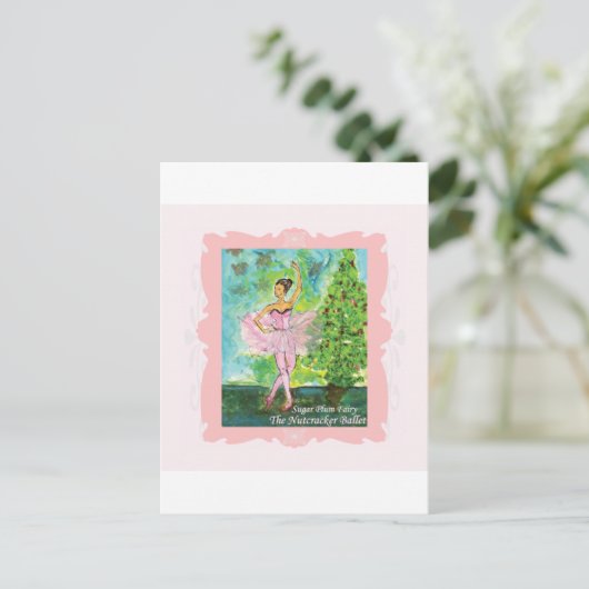 Sugarplum Fairy 2010 Edition Briefkaart (Staand voorkant)