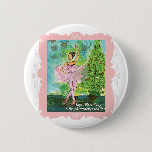 Sugarplum Fairy 2010 Edition Ronde Button 5,7 Cm (Voorkant)