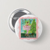 Sugarplum Fairy 2010 Edition Ronde Button 5,7 Cm (Voorkant /achterkant)