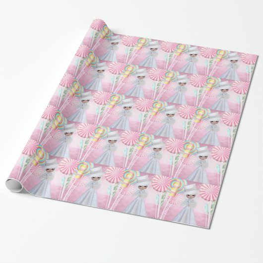 Sugarplum Fairy Cadeaupapier (Uitgerold)