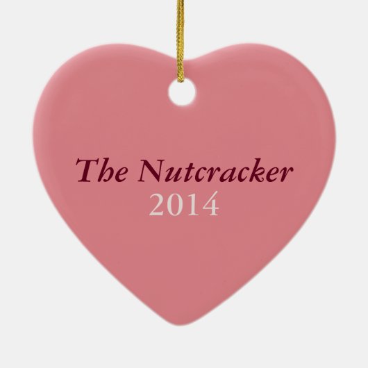 Sugarplum Fairy Heart Ornament (Achterkant)