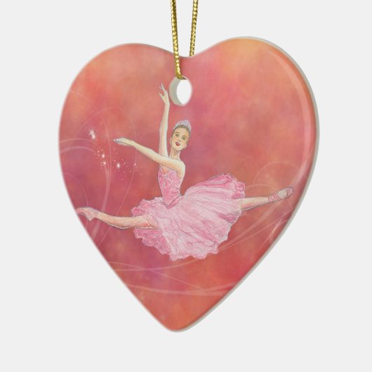 Sugarplum Fairy Heart Ornament (Links)
