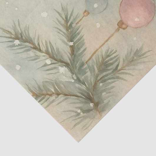 Sugarplum Fairy Pastel Christmas Ballet Decoupage Tissuepapier (Detail)