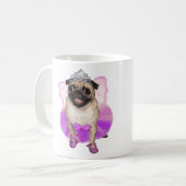 sugarplum fairy pug koffiemok (Voorkant links)