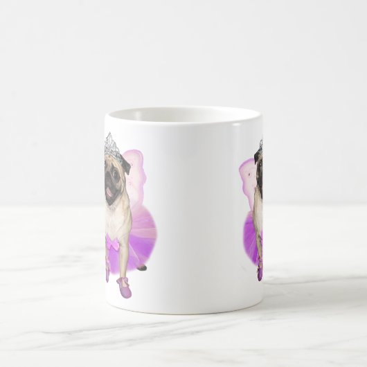 sugarplum fairy pug koffiemok (Center)