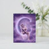 Sugarplum Moon Briefkaart (Staand voorkant)